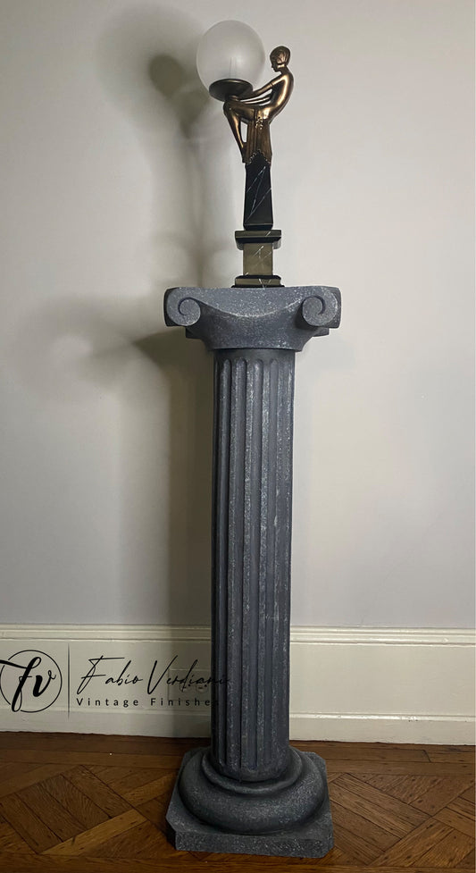 Faux Stone wood column