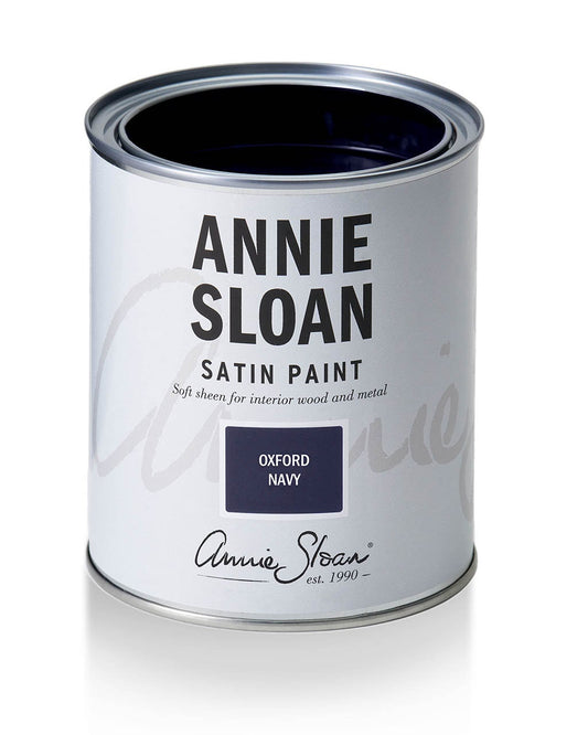 Annie Sloan Oxford Navy Satin Paint 750ml